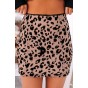 Leopard Bodycon Mini Skirt